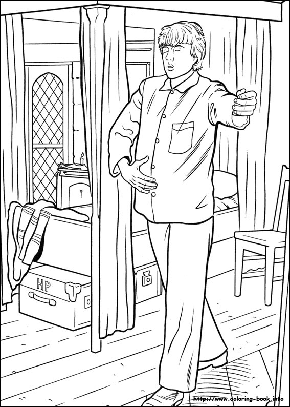 Harry Potter coloring picture